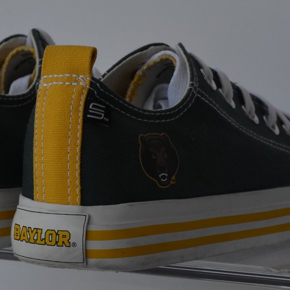 Baylor Bears University SKICKS Canvas Low Top - Women's 7 - Youth 5 - Picture 7 of 15